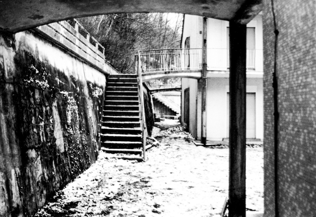 Treppe im Schnee